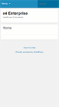 Mobile Screenshot of e4enterprise.com