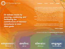 Tablet Screenshot of e4enterprise.com